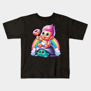 Baby Troll Donut Kids T-Shirt